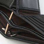 Wholesale Men's Luxury Gift High Quality Litchi grain Genuine Leather Cowhide Short Wallet With Hasp - Image 3