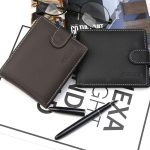 Wholesale Men's Luxury Gift High Quality Litchi grain Genuine Leather Cowhide Short Wallet With Hasp - Image 5