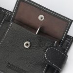 Wholesale Men's Luxury Gift High Quality Litchi grain Genuine Leather Cowhide Short Wallet With Hasp - Image 6