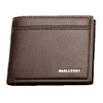 Wholesale Fashion Men High Quality PU Leather New Design Litchi Grain Solid Color Wallet