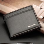 Wholesale Fashion Men High Quality PU Leather New Design Litchi Grain Solid Color Wallet - Image 4