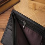 Wholesale Men Solid Color Short Length Fashion Genuine Leather Bifold Wallet - Image 4