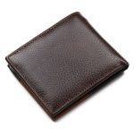 Wholesale Creative Patchwork Design Men Top Grade Genuine Leather Wallet1 - Image 2