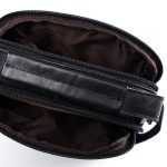 Wholesale Hot Sale Men Fashion Solid Color Good Quality Genuine Leather Crossbody Bag - Image 5