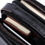 Wholesale Hot Sale Men Fashion Solid Color Good Quality Genuine Leather Crossbody Bag - Image 6