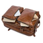 Wholesale Fashion Creative Design Solid Color Top Grade Genuine Leather Men Briefcase - Image 5