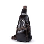Wholesale Fashion Men Good Quality Genuine Leather Casual Style Chestpack - Image 3
