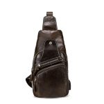 Wholesale Fashion Men Good Quality Genuine Leather Casual Style Chestpack - Image 9
