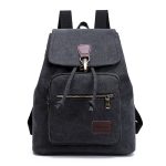 Wholesale Casual Large Capacity Unisex Style Durable Canvas Backpack - Image 9