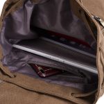 Wholesale Casual Large Capacity Unisex Style Durable Canvas Backpack - Image 5