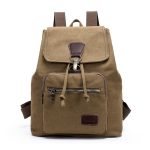 Wholesale Casual Large Capacity Unisex Style Durable Canvas Backpack - Image 12