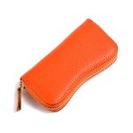 Wholesale Irregular Shaped Plain Pattern Unisex Leather Car-key Holder Wallet - Image 8