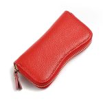 Wholesale Irregular Shaped Plain Pattern Unisex Leather Car-key Holder Wallet