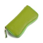 Wholesale Irregular Shaped Plain Pattern Unisex Leather Car-key Holder Wallet - Image 5