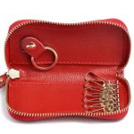 Wholesale Irregular Shaped Plain Pattern Unisex Leather Car-key Holder Wallet - Image 3