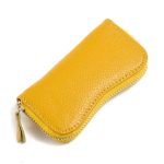 Wholesale Irregular Shaped Plain Pattern Unisex Leather Car-key Holder Wallet - Image 7