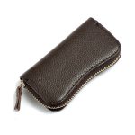 Wholesale Irregular Shaped Plain Pattern Unisex Leather Car-key Holder Wallet - Image 4