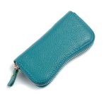 Wholesale Irregular Shaped Plain Pattern Unisex Leather Car-key Holder Wallet - Image 11