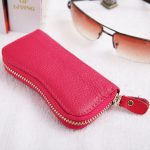 Wholesale Irregular Shaped Plain Pattern Unisex Leather Car-key Holder Wallet - Image 13