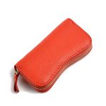 Wholesale Irregular Shaped Plain Pattern Unisex Leather Car-key Holder Wallet - Image 9