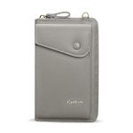 Hot Sale Women Unique Design Solid Color Hasp PU Phone Holder Wallet - Image 4