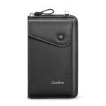 Hot Sale Women Unique Design Solid Color Hasp PU Phone Holder Wallet - Image 5