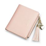 New Arrival Small Size Women Simple Letters Print Tassel Wallet - Image 4