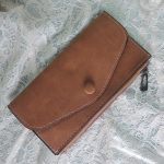 Plain Matte PU Vintage Ultra-thin Pattern Women Hasp Zipper Purse - Image 10