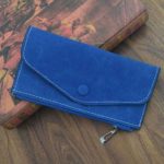 Wholesale Plain Matte PU Vintage Ultra-thin Pattern Women Hasp Zipper Purse