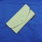 Plain Matte PU Vintage Ultra-thin Pattern Women Hasp Zipper Purse - Image 5