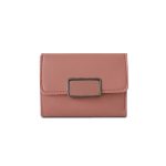 Wholesale Short Simple Square Solid Color PU Trifold Wallet - Image 9