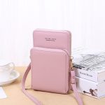 Wholesale All-Match Solid color Mini Phone Holder Crossbody Bag