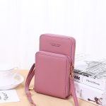 Wholesale All-Match Solid color Mini Phone Holder Crossbody Bag - Image 10