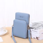 Wholesale All-Match Solid color Mini Phone Holder Crossbody Bag - Image 7