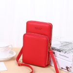 Wholesale All-Match Solid color Mini Phone Holder Crossbody Bag - Image 14
