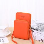 Wholesale All-Match Solid color Mini Phone Holder Crossbody Bag - Image 8