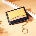 Wholesale Simple Contrast Color Keychain Zipper Wallets - Image 6