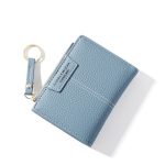 Wholesale Fashion Pure Color Sewing Zipper Wallets - Image 11