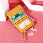 Wholesale Fashion Pure Color Sewing Zipper Wallets - Image 5