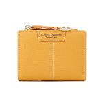 Wholesale Fashion Pure Color Sewing Zipper Wallets - Image 3