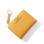 Wholesale Fashion Pure Color Sewing Zipper Wallets