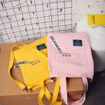 Wholesale Irregular Design Campus Style Leisure Canvas Bag - Image 4