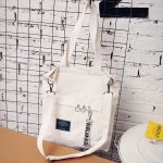 Wholesale Irregular Design Campus Style Leisure Canvas Bag