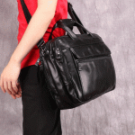 Wholesale Men Retro Genuine Leather Large Capacity Briefcase - Image 3