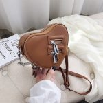 Wholesale Women Heart Shape Metal Chain Mini Bag - Image 6