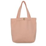 Wholesale Women Simple Solid Color Canvas Handle Bag - Image 4