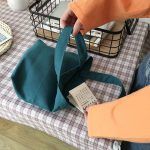 Wholesale Women Simple Solid Color Canvas Handle Bag - Image 21