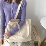 Wholesale Women Leisure Canvas Large Capacity Shoulder Bag - Image 18