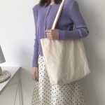 Wholesale Women Leisure Canvas Large Capacity Shoulder Bag - Image 16