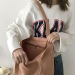 Wholesale Women Leisure Canvas Large Capacity Shoulder Bag - Image 14